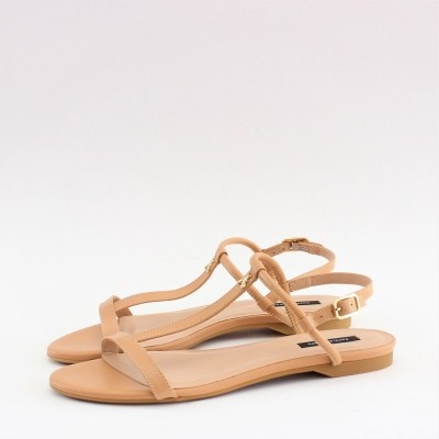 Patrizia Pepe сандали естествена кожа Pompei Beige-1