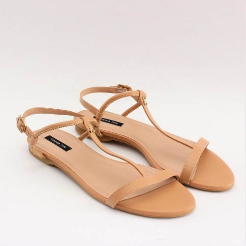Patrizia Pepe сандали естествена кожа Pompei Beige-4