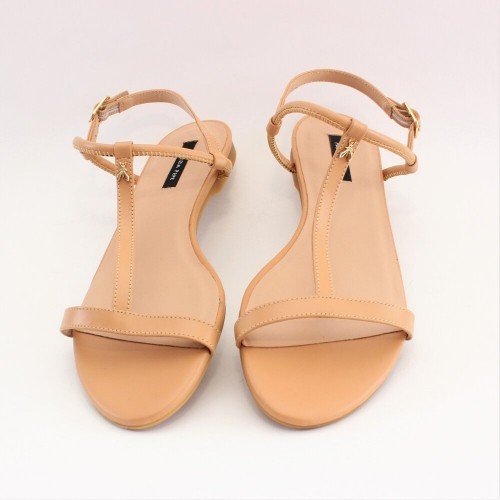 Patrizia Pepe сандали естествена кожа Pompei Beige-6
